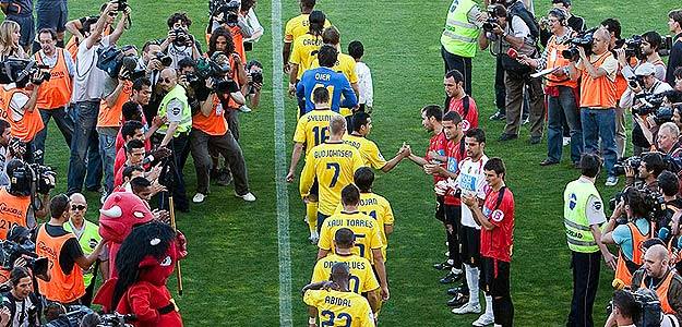 Pasillo del Mallorca al FC Barcelona