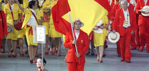 El paso de David Cal en la inauguración