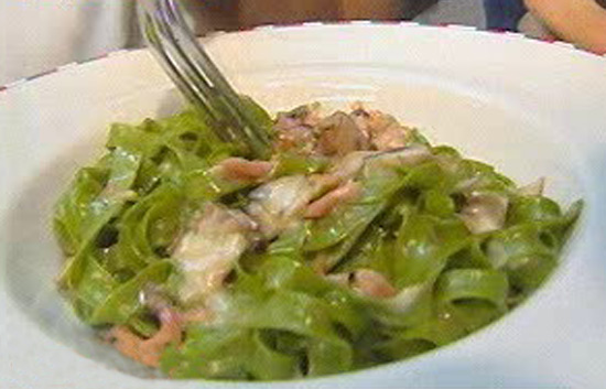 Espa&ntilde;a Directo - Pasta con crema de salm&oacute;n