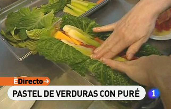 Espa&ntilde;a Directo - Pastel de verduras con crema