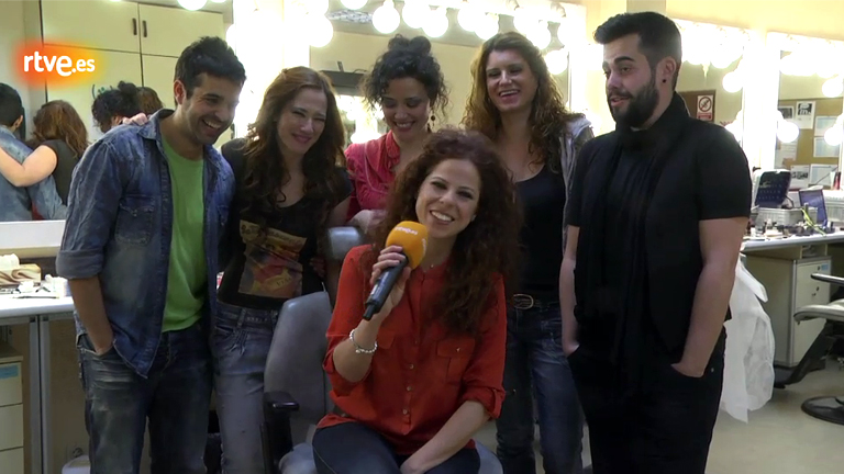 Eurovisi&oacute;n 2012 - Pastora Soler presenta a su coro