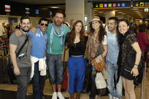 Pastora Soler rumbo a Bakú con el equipo eurovisivo Pastora Soler rumbo a Bakú con el equipo eurovisivo