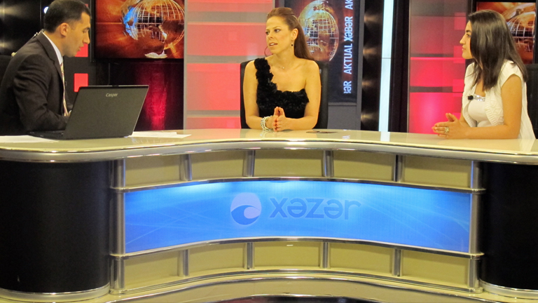 Eurovisi&oacute;n 2012 - Pastora Soler, estrella de la televisi&oacute;n azer&iacute;