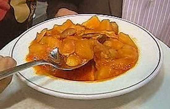 Espa&ntilde;a Directo - Patatas guisadas con setas
