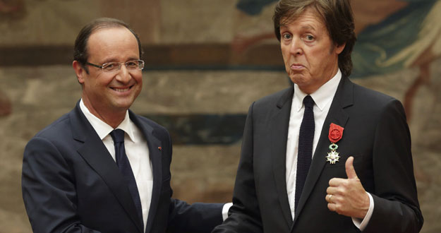 Paul McCartney receives Legion d'honneur Paul McCartney receives Legion d'honneur