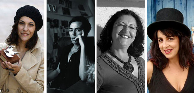 Paula Ortiz, Carmela Garc&iacute;a, Inma Chac&oacute;n y Amparo S&aacute;nchez