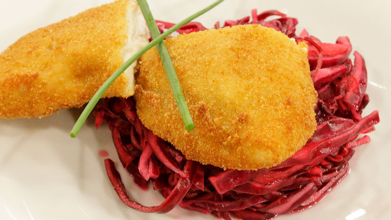 Saber Cocinar -  Pechugas a la villaroy de setas