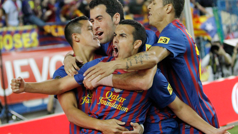 Pedro adelanta al Bar&ccedil;a (0-1)