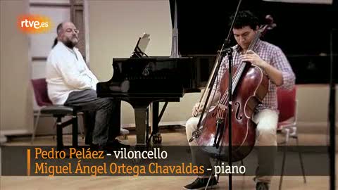 Ver v&iacute;deo  'Pedro Pel&aacute;ez (chelo) y Miguel &Aacute;ngel Ortega Chavaldas (piano) en el D&iacute;a de la M&uacute;sica'