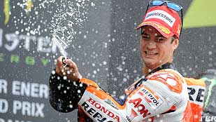 Pedrosa gana en Le Mans y se coloca l&iacute;der del Mundial