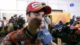 Ir al Video&nbsp;Pedrosa: "He tenido problemas en el brazo"