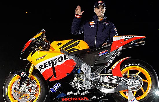 Pedrosa presenta la nueva RC212V