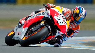 Pedrosa puede con todos en la primera sesi&oacute;n en Le Mans