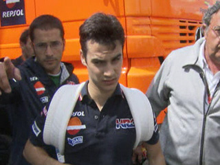 Ver v&iacute;deo  'Pedrosa, v&iacute;ctima de un pilotaje agresivo'