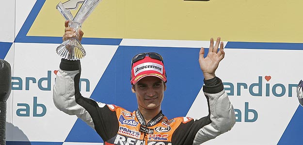 Dani Pedrosa logr&oacute; un importante segundo puesto en Brno.