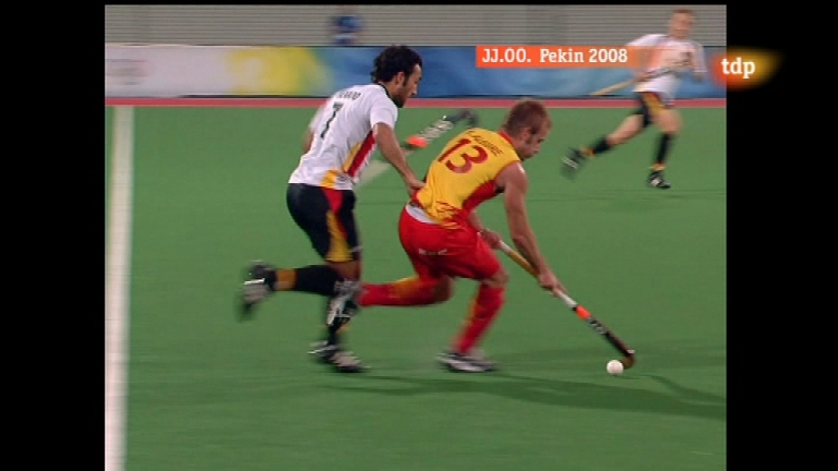 Londres en juego - Pek&iacute;n 2008 - Hockey hierba. Espa&ntilde;a-Alemania