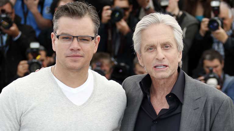 Michael Douglas y Matt Damon presentan en Cannes la nueva pel&iacute;cula de Steven Soderbergh
