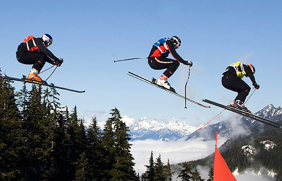 Las mejores ca&iacute;das del Skicross
