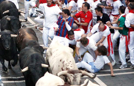 Peligroso cuarto encierro de los Jandilla