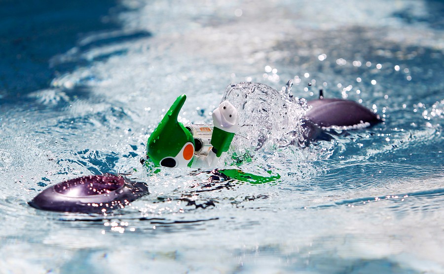 El pequeño robot que quería completar un triatlón