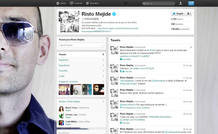 Perfil de Risto Mejide en Twitter