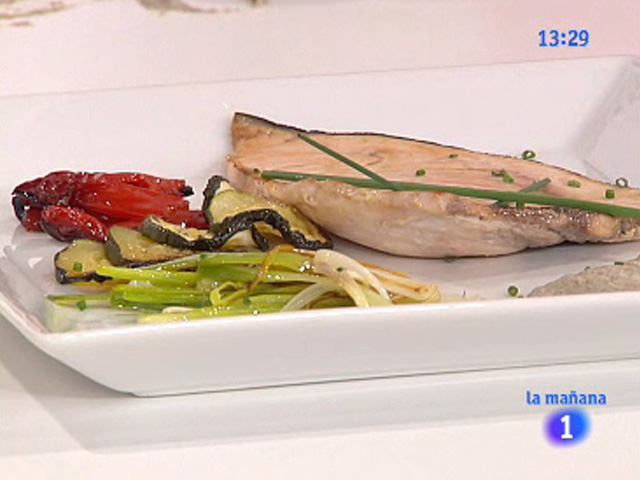Saber cocinar - Pez espada con crema de champi&ntilde;&oacute;n 