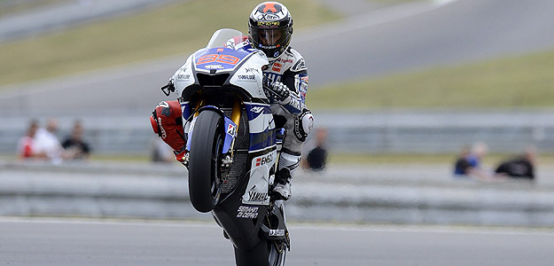 El piloto espa&ntilde;ol de MotoGP Jorge Lorenzo, de Yamaha.
