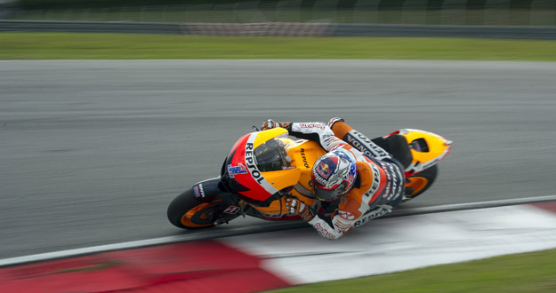 El piloto de Honda Casey Stoner