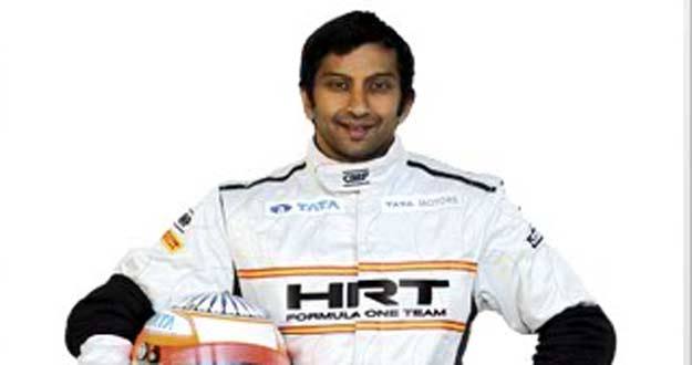 El piloto indio Narain Karthikeyan El piloto indio Narain Karthikeyan