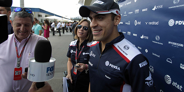 El piloto venezolano de Williams Pastor Maldonado.
