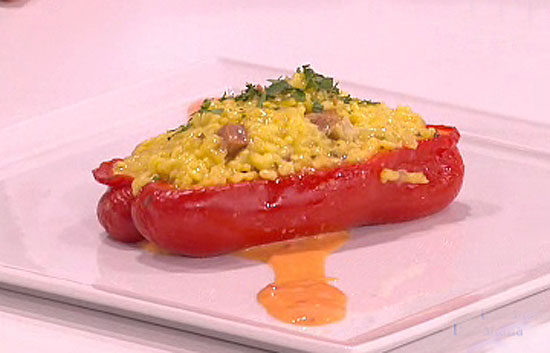 Saber cocinar - Pimientos rellenos de arroz