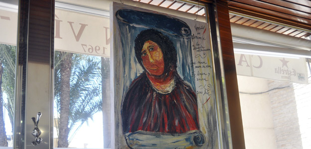 UN PINTOR MURCIANO PINTA UN ECCEHOMO DEDICADO A LA RESTAURADORA DEL DE BORJA UN PINTOR MURCIANO PINTA UN ECCEHOMO DEDICADO A LA RESTAURADORA DEL DE BORJA