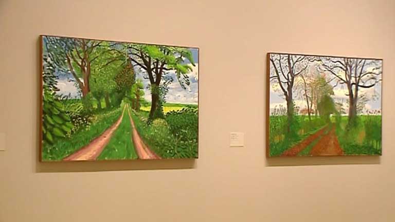 Lo mejor del artista brit&aacute;nico David Hockney llega al museo Guggenheim de Bilbao