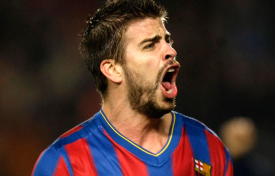 Piqu� adelanta al Bar�a (1-0)
