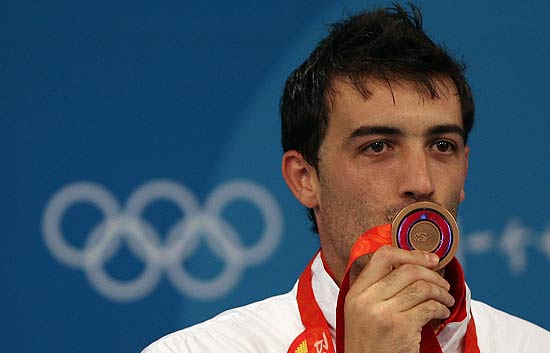 Pirri recoge su medalla de bronce