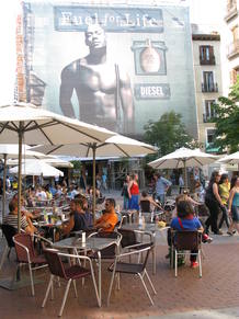 La plaza de Chueca, en Madrid