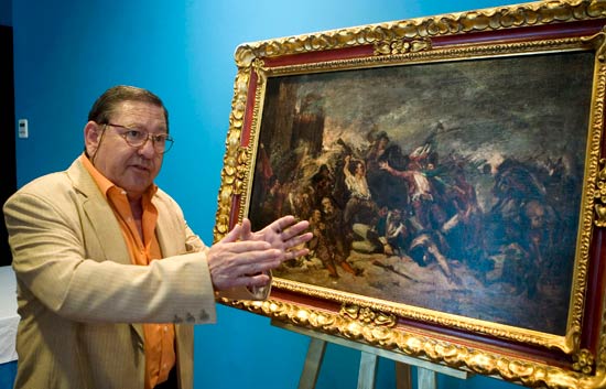 Un restaurador atribuye a Goya un cuadro inicialmente firmado por Sorolla