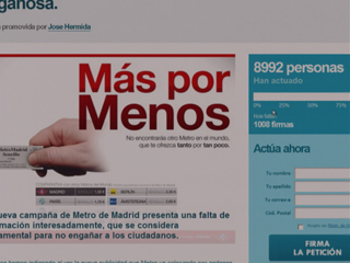 Ver v&iacute;deo  'Pol&eacute;mica por la &uacute;ltima campa&ntilde;a publicitar&iacute;a de Metro de Madrid'