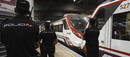 La Polic&iacute;a Nacional vigila un and&eacute;n de la estaci&oacute;n de Atocha