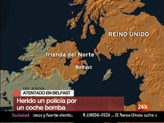 Ir al Video&nbsp;Un polic&iacute;a norirland&eacute;s, grave al explotar una bomba en su coche