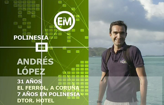 Espa&ntilde;oles en el mundo - Polinesia - Andr&eacute;s