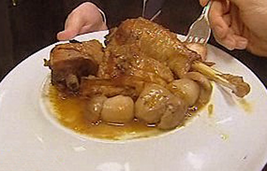Espa&ntilde;a Directo - Pollo de corral con hongos