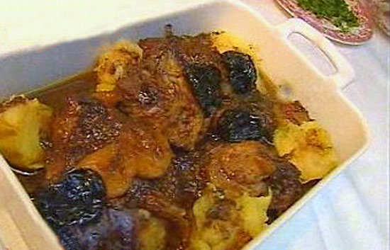 Espa&ntilde;a Directo - Pollo de corral con manzana