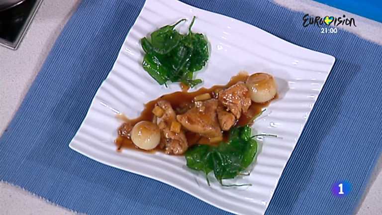 Cocina con Sergio - Pollo a la manzana con mermelada