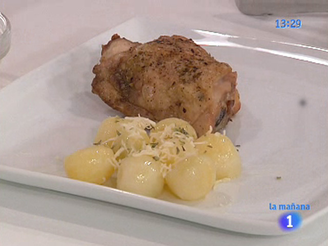 Saber cocinar - Pollo en salsa de puerros 