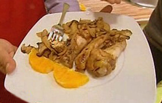 Espa&ntilde;a Directo - Pollo con setas