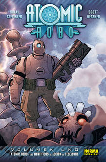 Portada de 'Atomic robo 01', de Brian Clevinger y Scott Wegener