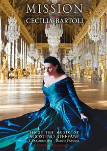 Portada del DVD 'Mission' (Agostino Steffani in Versailles) publicado por DECCA
