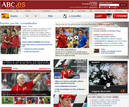 Portada de la edici&oacute;n online del ABC
