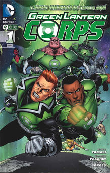 Portada de 'Green Lantern Corps', de Peter J. Tomasi y Fernando Pasar&iacute;n